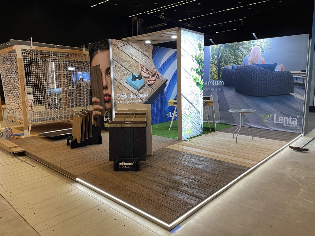 Gotowe stoisko targowe Lenta Gotowe stoisko targowe Lenta