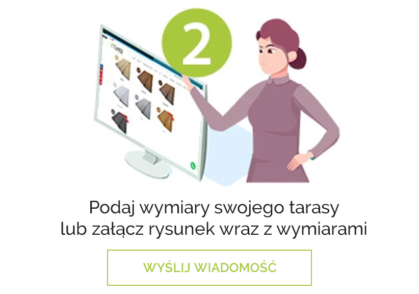 Wyceń z nami swój taras - krok 2